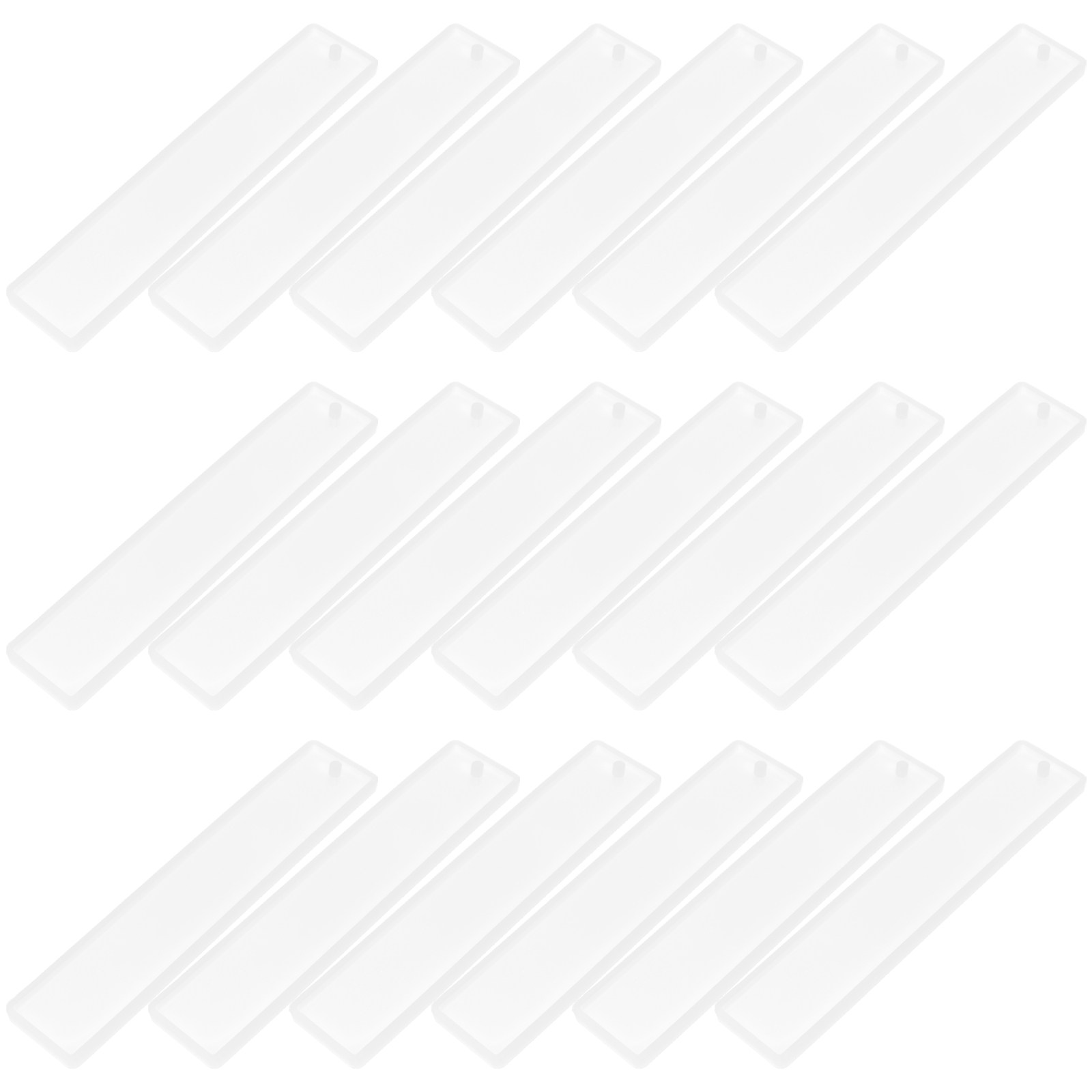 Silicone Epoxy Resin Molds Set - 20 قطعة قوالب سيليكون مستطيلة لصنع