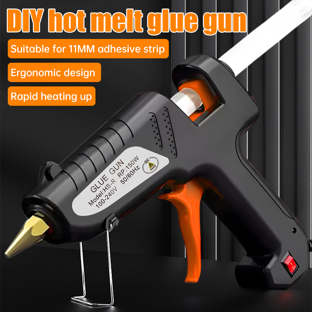 Hot Melt Glue Gun Cordless - مسدس غراء حراري 150 واط، للاستخدام