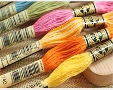 Cotton Embroidery Thread Skeins - خيوط تطريز فرنسية من ون روم