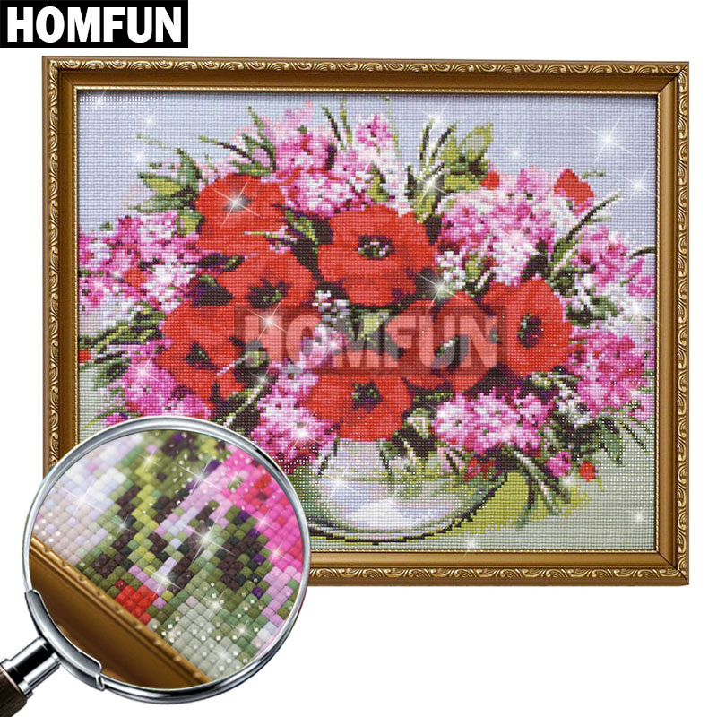 HOMFUN 5D الماس اللوحة الحفر ا - مراجعة 5D Diamond Painting Kit Full Drill وسعره