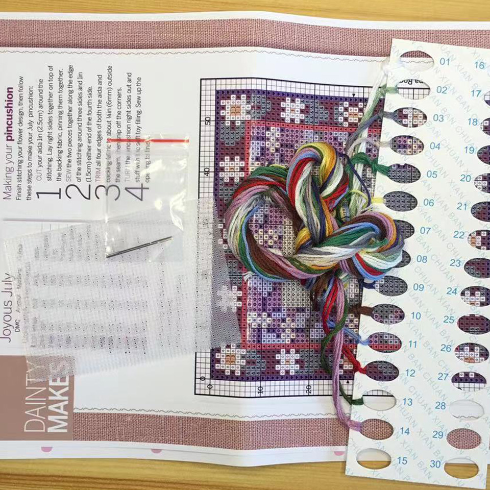 ZC197 مجموعات التطريز المتقاطع - مراجعة Cotton Embroidery Thread Skeins وسعره