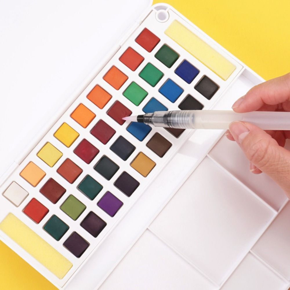 مجموعة ألوان مائية احترافية مع - مراجعة Watercolor Paint Set Solid Pigment وسعره