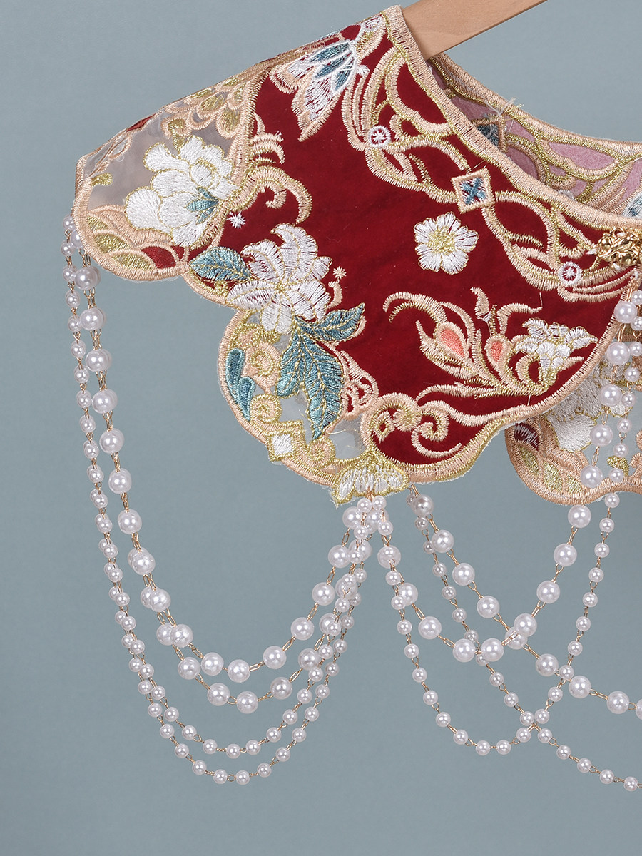 ياقة مزينة بالخرز على شكل سحاب - مراجعة Beading وسعره