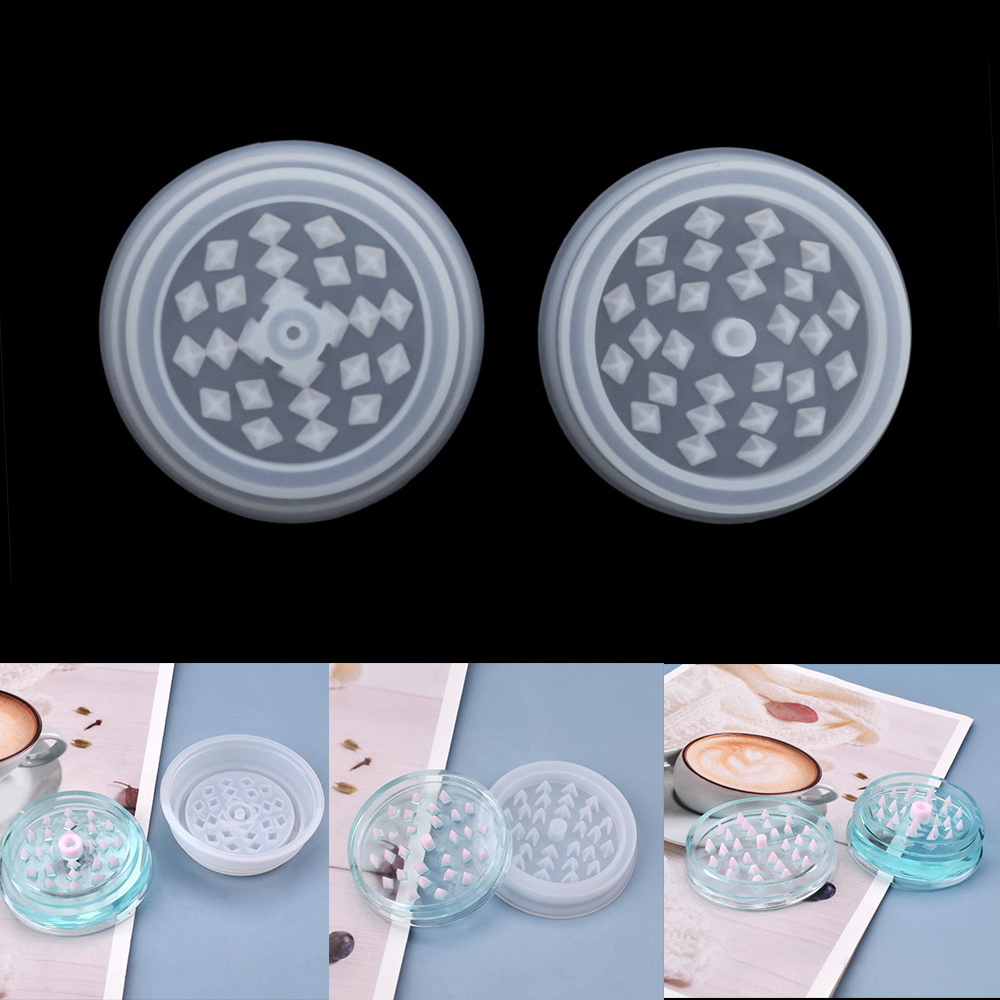 1 مجموعة التبغ طاحونة ورقة الع - مراجعة Silicone Epoxy Resin Molds Set وسعره