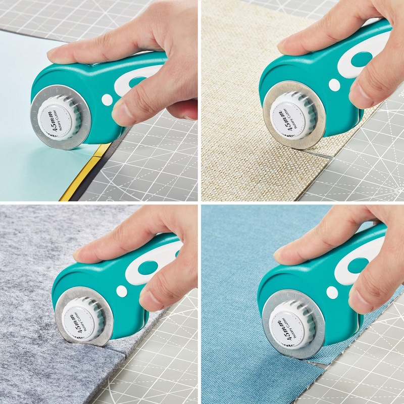 قاطع دوار 45 مم لقطع القماش مع - مراجعة Rotary Cutter For Fabric 45Mm وسعره