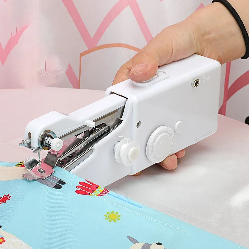 ماكينة خياطة محلية ، قدم مكبس  - مراجعة Mini Electric Sewing Machine Handheld وسعره