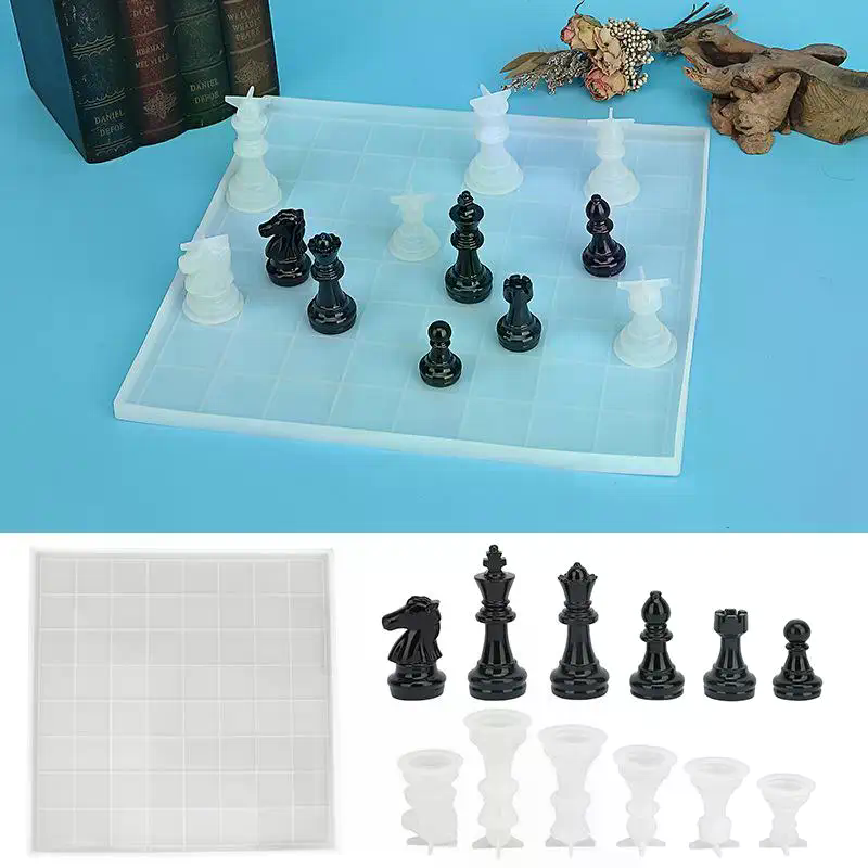 مجموعة واحدة من قوالب السيليكو - مراجعة Silicone Epoxy Resin Molds Set وسعره