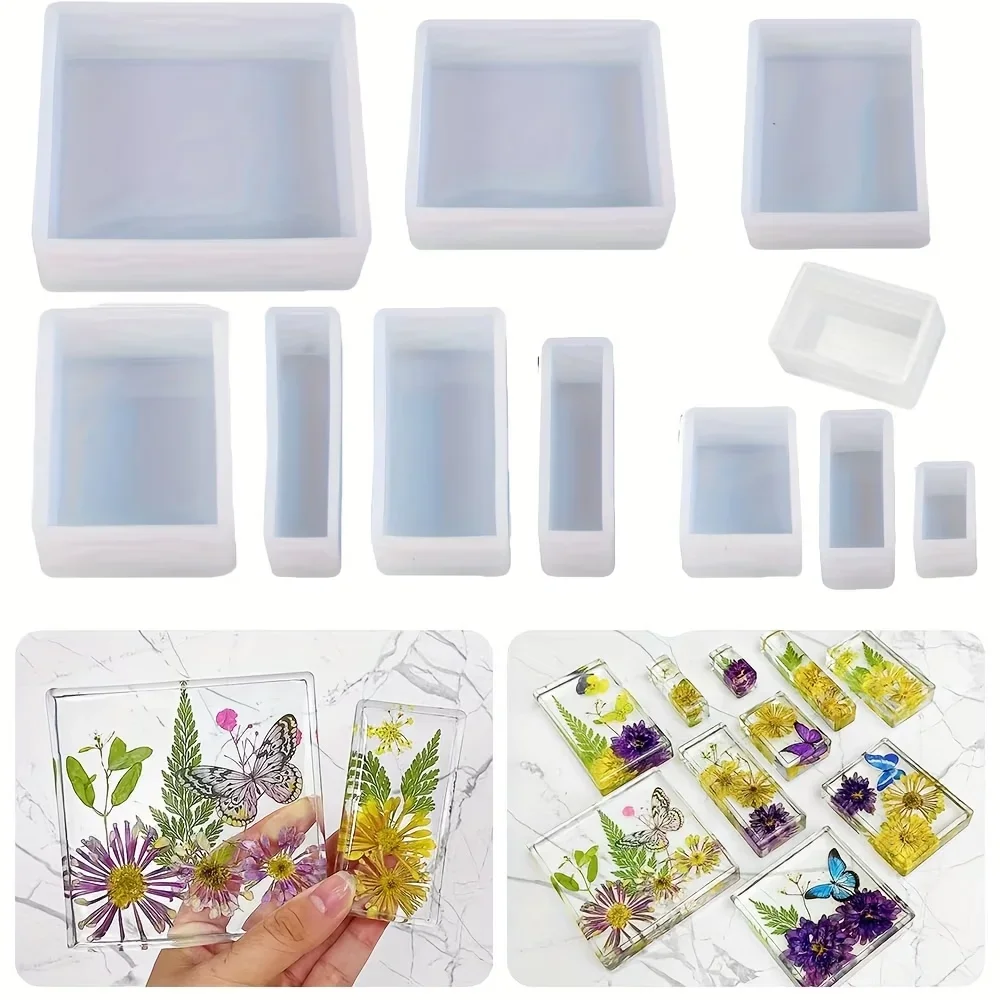 طقم قوالب سيليكون للراتنج الإي - مراجعة Silicone Epoxy Resin Molds Set وسعره