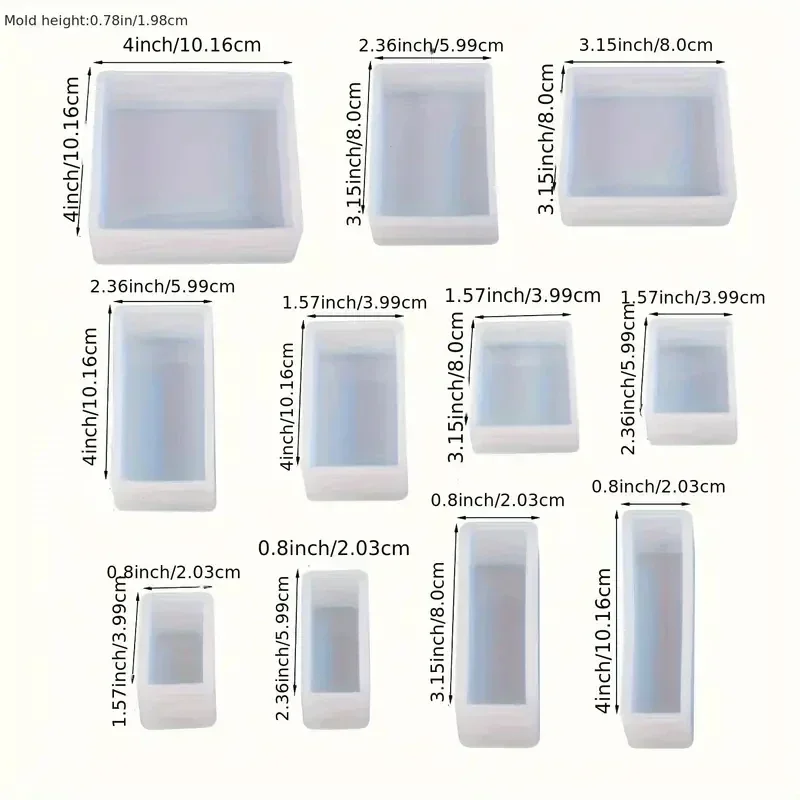 طقم قوالب سيليكون للراتنج الإي - مراجعة Silicone Epoxy Resin Molds Set وسعره
