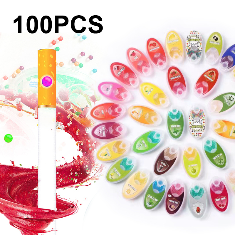 100 قطعة من كبسولات النكهة الم - مراجعة Beading وسعره