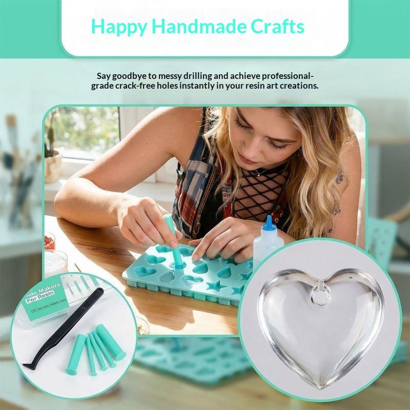 مجموعة أدوات صنع الثقوب من الر - مراجعة Silicone Epoxy Resin Molds Set وسعره
