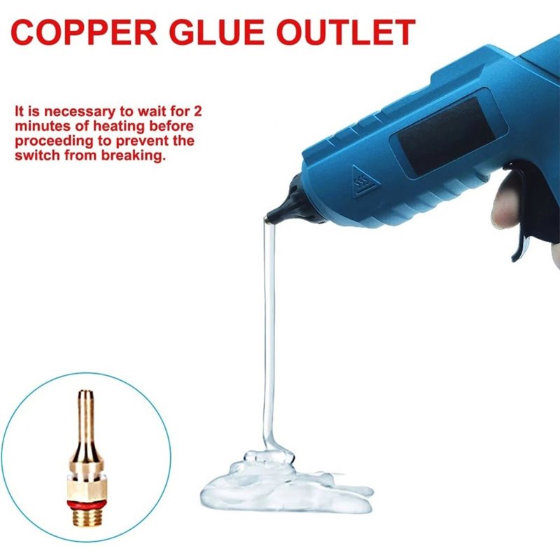 مسدس غراء حراري كهربائي لاسلكي - مراجعة Hot Melt Glue Gun Cordless وسعره