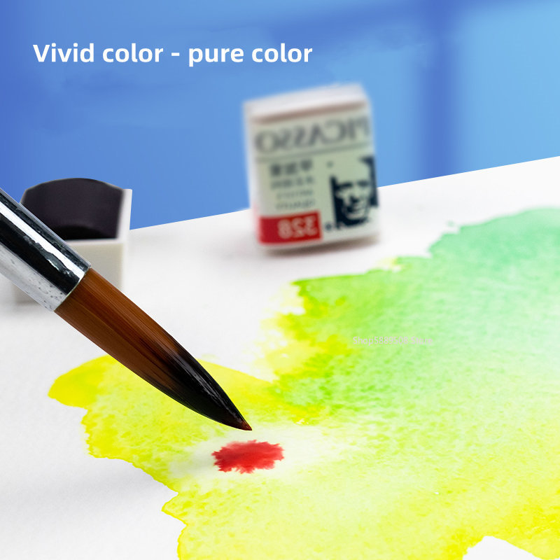 ألوان مائية سادة للفنانين بيكا - مراجعة Watercolor Paint Set Solid Pigment وسعره