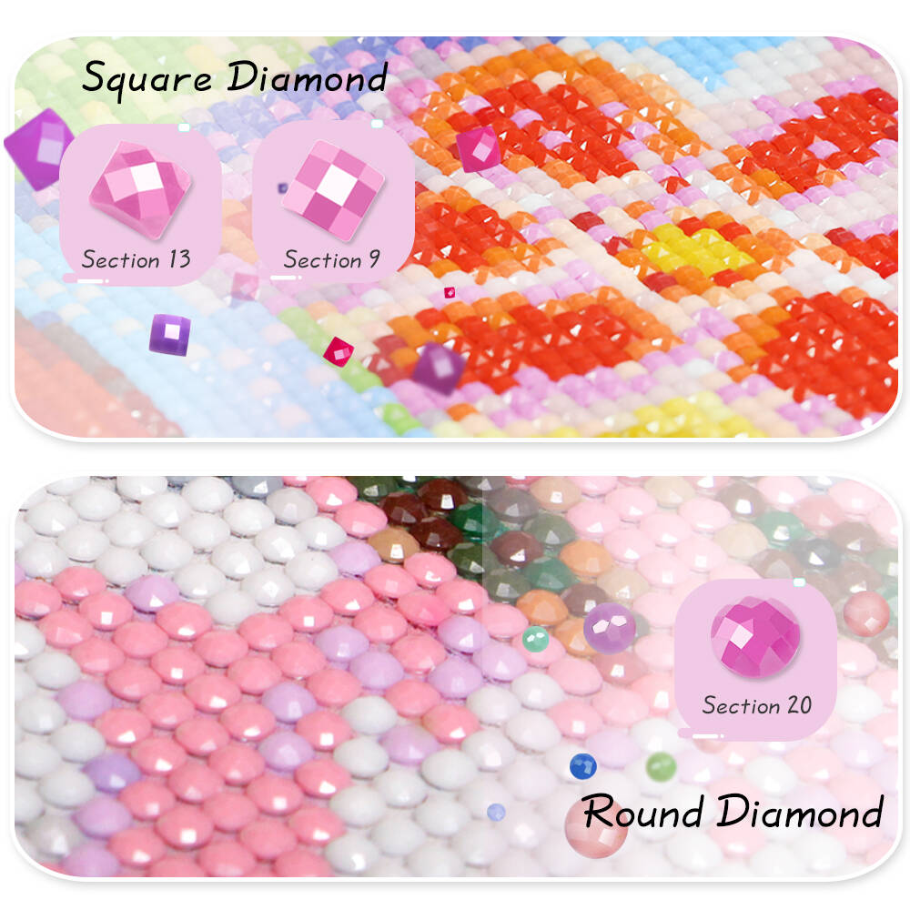 ديزني الماس اللوحة الكرتون حور - مراجعة 5D Diamond Painting Kit Full Drill وسعره
