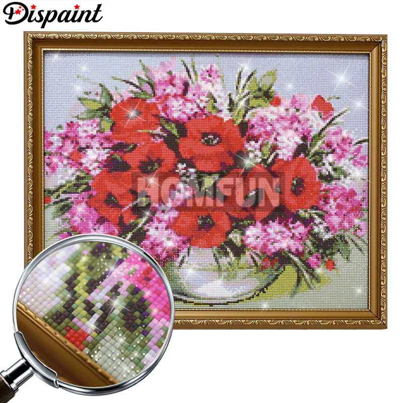 Dispaint كامل مربع/الحفر المست - مراجعة 5D Diamond Painting Kit Full Drill وسعره
